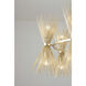 Canada LED 38.1 inch Gold Chandelier Ceiling Light